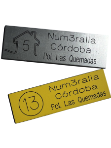 placas buzones