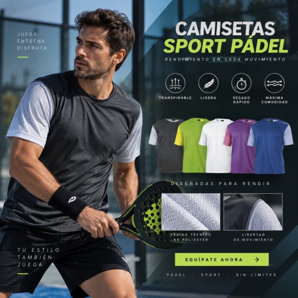 Camiseta Sport Pádel