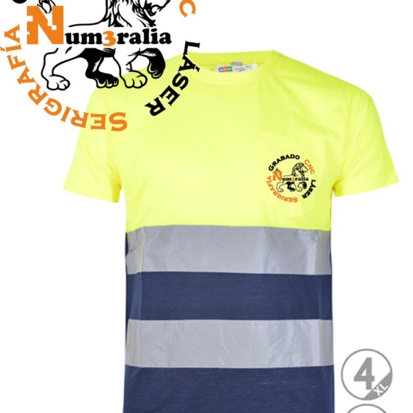 Camiseta Alta Visibilidad de Colores